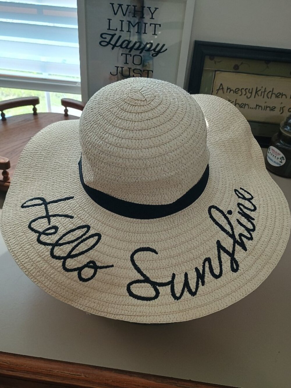 Gina "Hello Sunshine" Wide Brim Floppy Sun Hat
